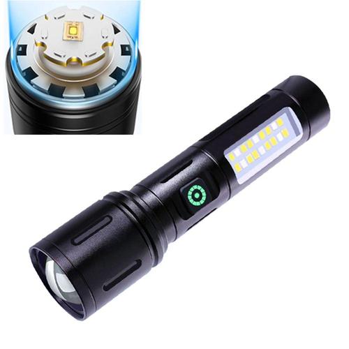 감성캠핑 화이트레이저칩 LED 야외 서치 랜턴 손전등 후레쉬