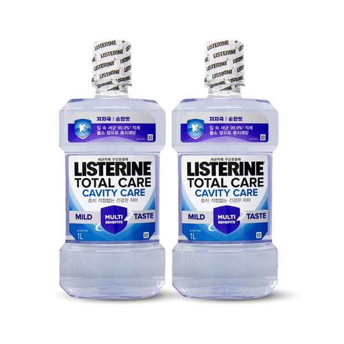 [리스테린]리스테린 토탈케어 캐비티케어 마일드 1000ml x 2개