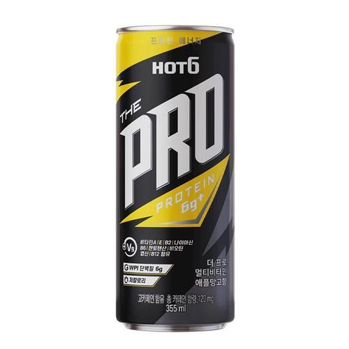 [롯데]핫식스 더프로 멀티비타민 애플망고 355ml X 12캔 저칼로리 (33105327)