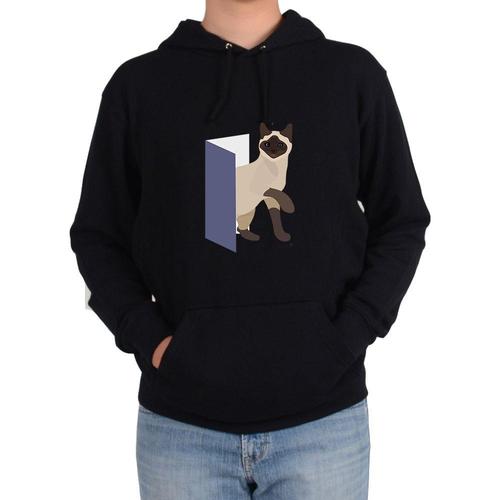 후드티 샴고양이 야옹이 CAT DOOR 다양한색상 전사이즈 WFKDO6J