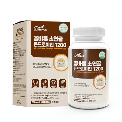뉴트리너스 올바른 소연골 콘드로이친 1200 (600mg x 60정)