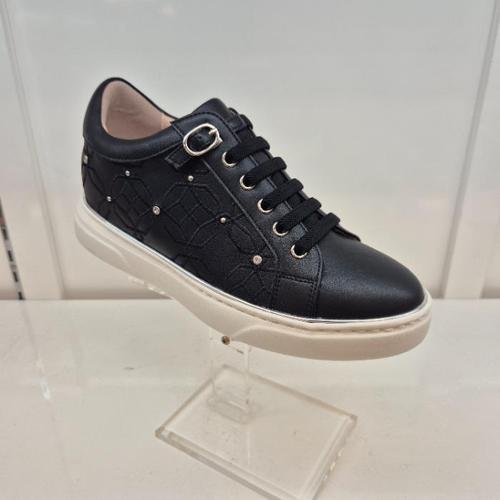엘칸토 HC11 소가죽 여성 스니커즈 초경량 6cm 키높이 스니커즈 K7Y9U6V13