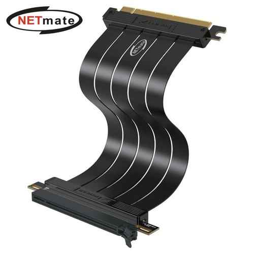 넷메이트 PCI-E 4.0 라이저 케이블 200mm (블랙/일자 (WFIFXQG)