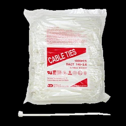(WE520A4) 동아 케이블타이(백색) DACT200-4.8-L 200mm(1봉/1000EA)