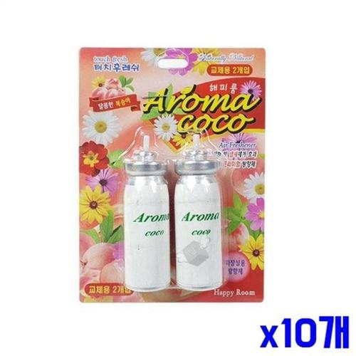 향기 탈취 아로마 방향제 리필 복숭아향 x10개 WF7DB51