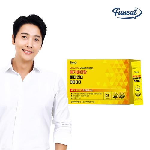 [(주)비오팜]퍼니트 이상우 메가 바이탈 고함량 비타민C 3000 90포 x 1박스