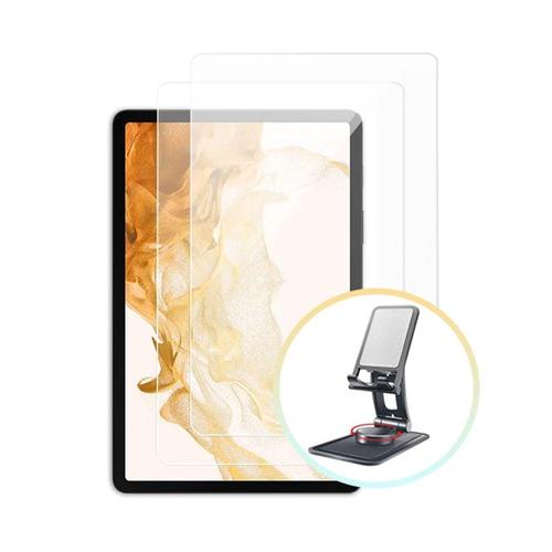 알티피아 갤럭시탭S2 9.7 강화유리 필름 2매+회전 거치대 WFL4GJP