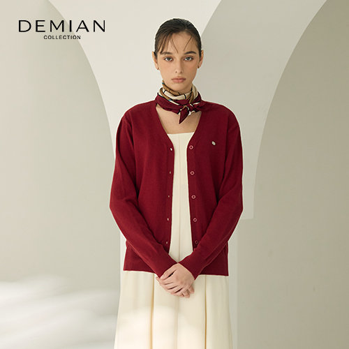 [데미안(DEMIAN)] 26FW 르네 소프톤 클래식 가디건 4종(브이넥) 4