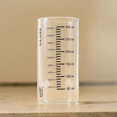 [BZJI7IMK_4B]7day 내열 유리컵 350ml (블랙) 글라스잔