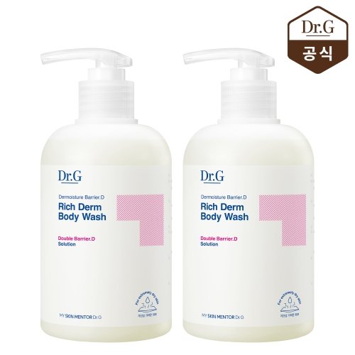 그린코스 닥터지 더모이스처 배리어D 리치덤 바디워시 400mL 1+1