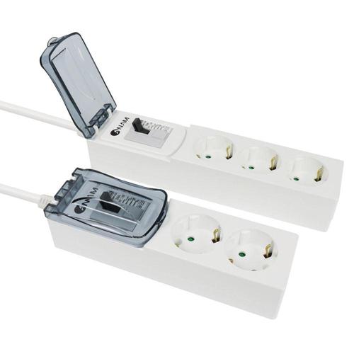 선풍기 냉풍기 써큘레이터 아남 2구 4 5M 멀티 콘센트 돼지코 연장선 전원스위치