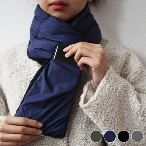 남녀목도리 패딩 스타일 윈터 좋은 휴대성 따뜻 목도리 여성 남녀  HWFGB2E1