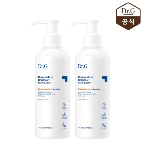 그린코스 닥터지 더모이스처 배리어D 리치덤 바디로션 400mL 1+1