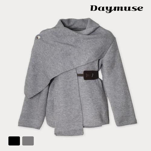 [모어오브](N) 바엘 숄 니트 가디건 벨트 세트 스웨터