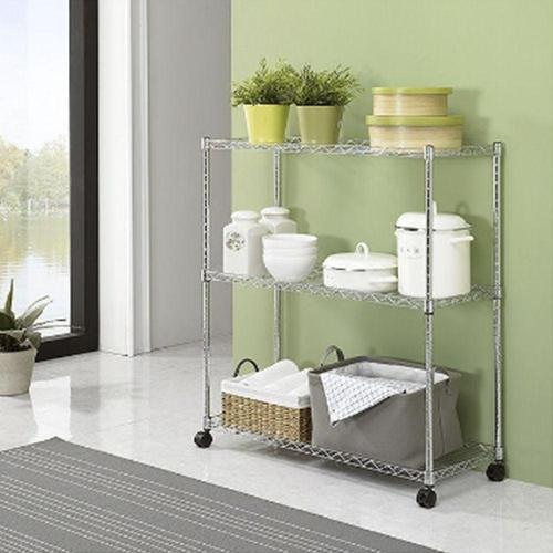 시스템 벽선반 경량랙 팬트리 3단 WF565B7