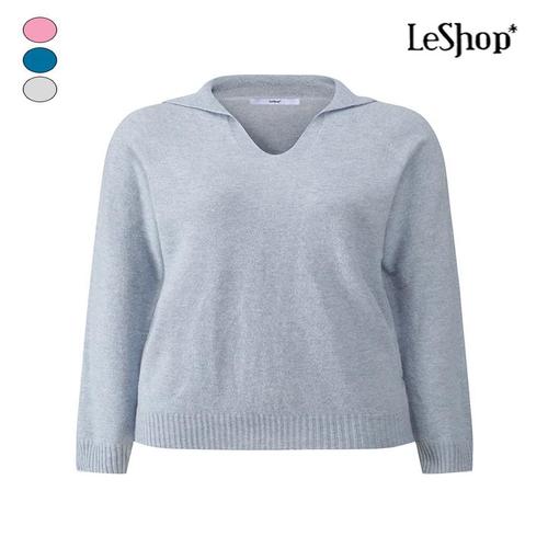 [르샵]캐시미어 트임 카라 울 니트 (BQ1KP027A)