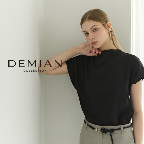 [데미안(DEMIAN)] 26SS 실키 플루이드 돌먼 슬리브 블라우스 4종 2