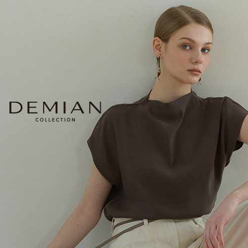 [데미안(DEMIAN)] 26SS 실키 플루이드 돌먼 슬리브 블라우스 4종 5