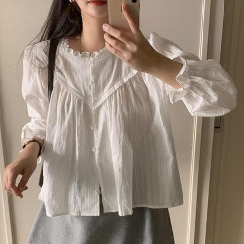 오피스룩 신상 셔츠블라우스 여성남방 정장 여성셔츠 WFKV1FU