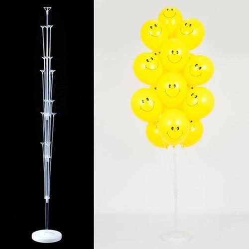 에이치플러스몰 스마일옐로우20입 19개스틱 풍선꽂이장식세트160cm WFLO0Q3