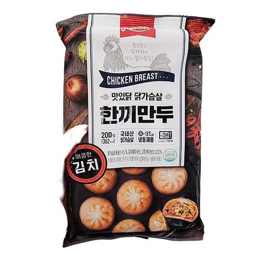 랭킹닭컴 닭가슴살 한끼만두김치 200G x 2개 c26594