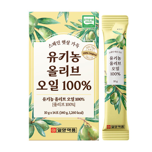 일양약품 유기농 올리브 오일 100% (10g x 14포)
