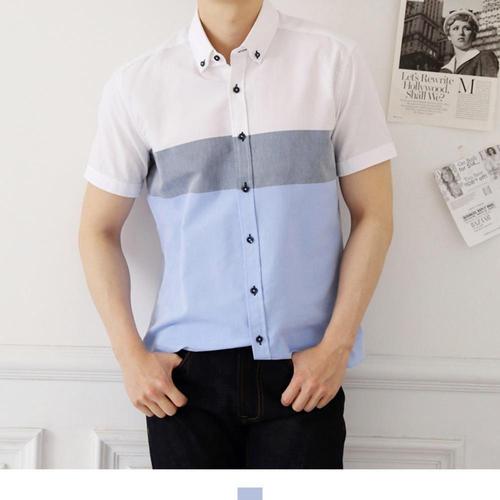 여름남방 여름셔츠 플로우 반팔셔츠 여름 남자반 WFL6UX5