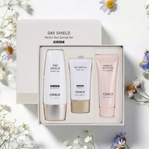 오휘 데이 쉴드 퍼펙트 선 블랙 50ml+30ml(SPF50+) 기획세트