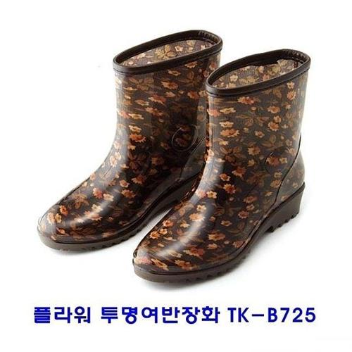 플라워투명여반장화 TK-B725 W02E3EB