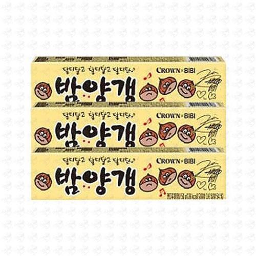 3개 빅 밤양갱 50g 추억의간식 밤맛 건강간식 밤양갱