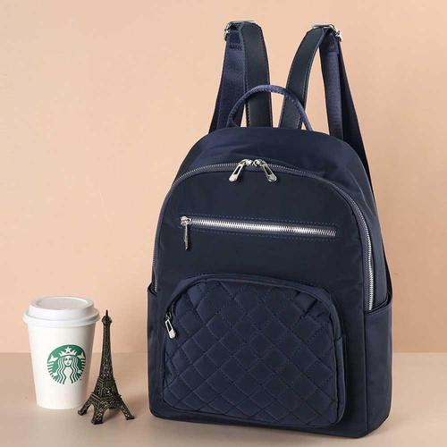 까만콩 전면 포켓 퀄팅 디자인 포인트 사이드오픈포켓 백팩 WE41663