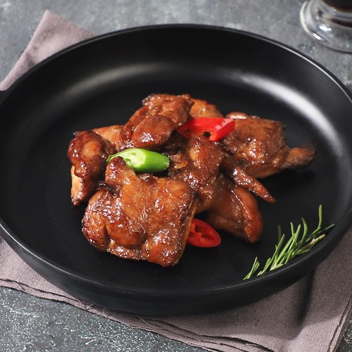 노랑오리농업회사법인(주) [춘천식닭갈비] 통닭다리로 만든 순살 간장닭갈비 600g x 4팩 (총2.4kg)