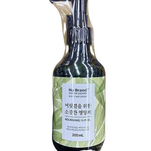 머릿결을 위한 소중한 영양제 너리싱 헤어오일 200ml x 1개 tx76895