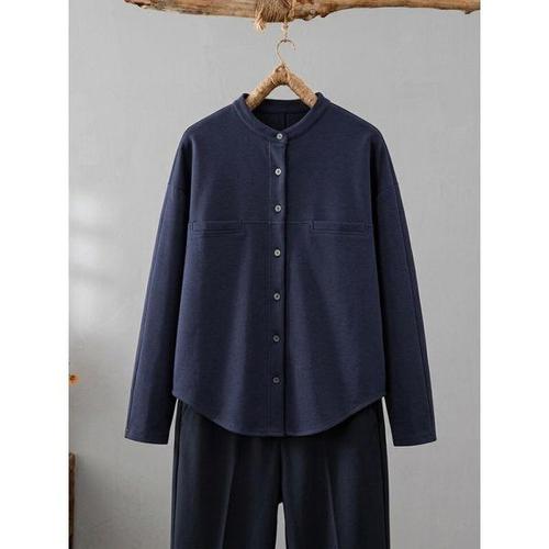 [소무무]단정한 밴드넥 절개 자켓 S26CJK155