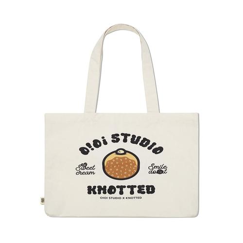 [오아이오아이컬렉션][OOI X Knotted] DONUT ARTWORK ECO BAG (3COLORS)