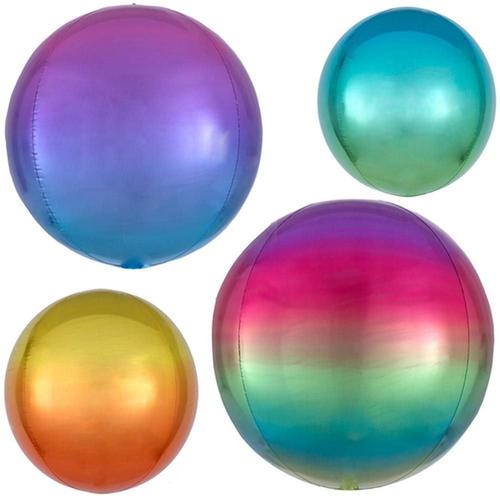 깜짝행사 파티장식데코 오브 옹브레 은박풍선 생일풍선