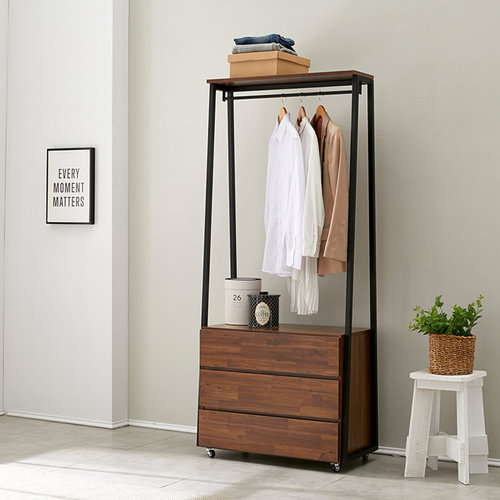 [에보니아] 페라 메가수납행거 3단800 [수도권무료배송]