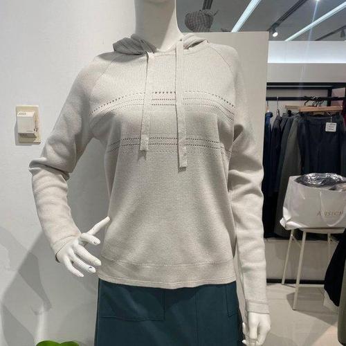 갤러리아_갤러리아백화점(안지크25S/S)후드니트티 면혼방니트 (AJ1KP1120)