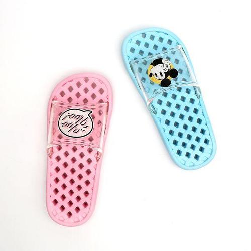 [프리프리스 슈즈]디즈니 페이스 심볼 아동욕실화 세트