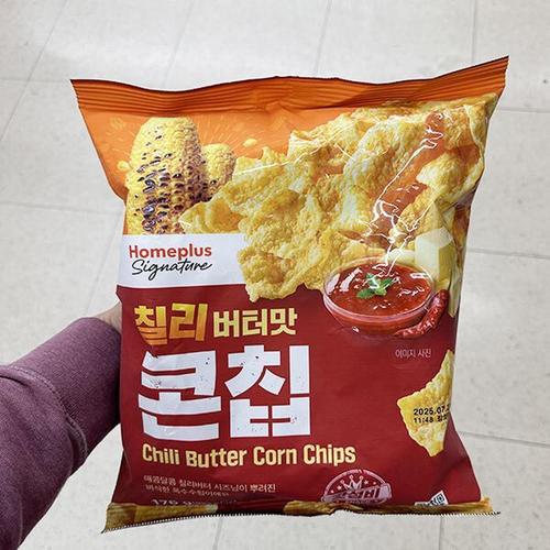 홈플러스 시그니처 칠리 버터맛 콘칩 70g 202462