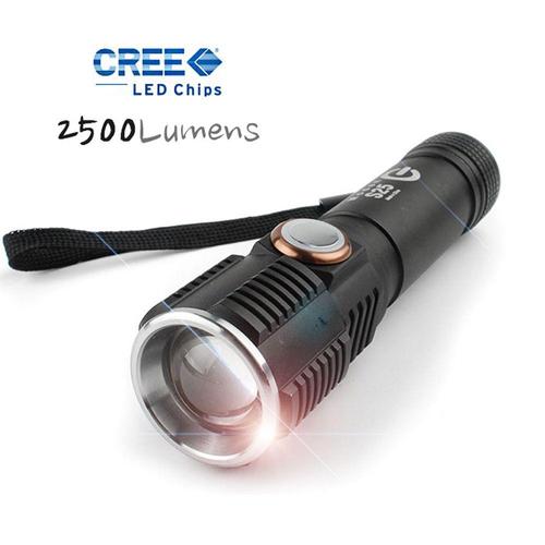 POWER INDICATE XML T6 2500루멘 LED랜턴 S25G