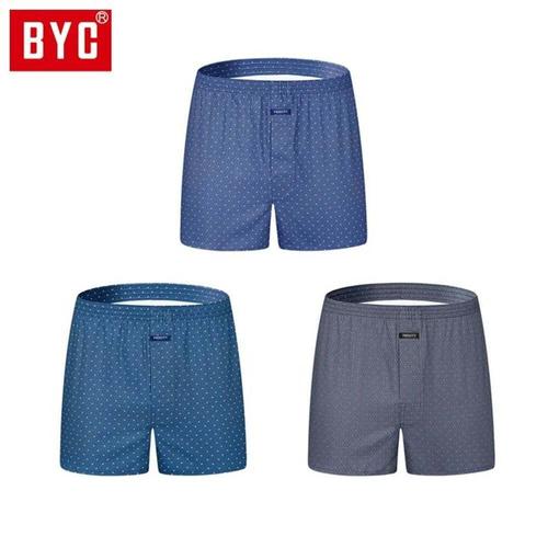 [셀럽하우스]BYC XOWMPDFL 남성 프리시티스페셜 3매입 트렁크팬티 DOLG4009