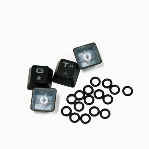 지티기어 키보드 소음저감 오링 블랙 100P 고무링