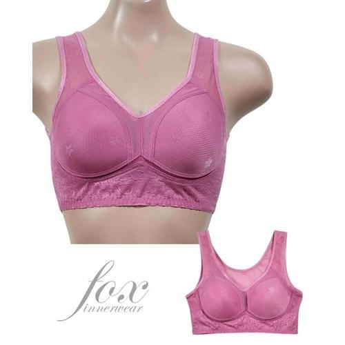 [셀럽하우스]베이직 OUTO7348 등살커버 메쉬라인 스포츠형브라 편안한착용감