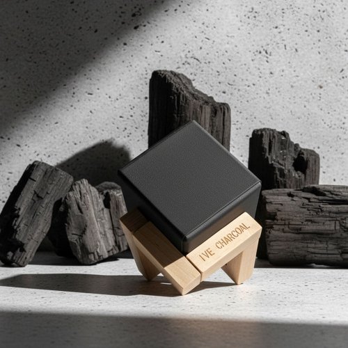 이브차콜 숲큐브Level1 반영구 천연 숯 냉장고 김치 냄새제거제 탈취제 200g