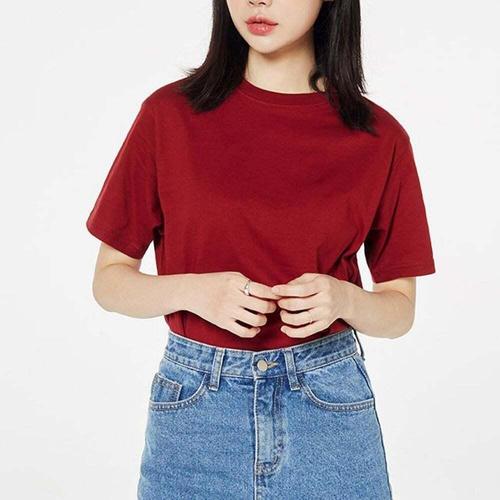 [셀럽하우스]남녀공용 BUGC3045 무지 1P 스타일 반팔티 이너 추천 단체 아동