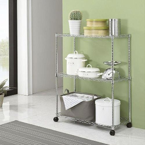 앵글 경량랙 팬트리 바퀴달린선반 3단 WF511D1