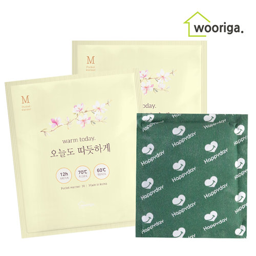 우리가스토리 국내생산 핫팩 80g 90팩 포켓용핫팩 손난로