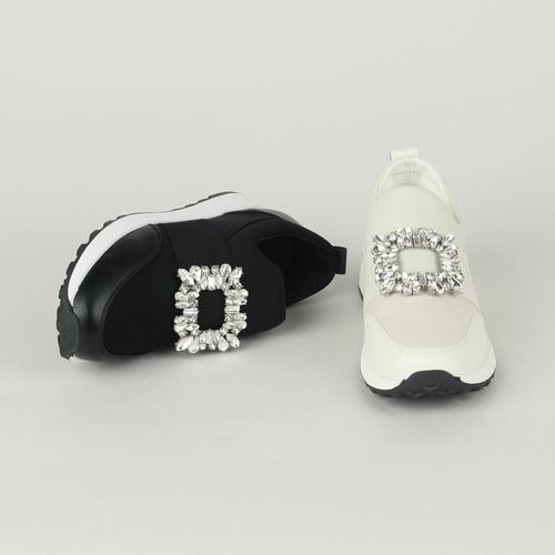 [원더슈즈]원더슈즈 보석빛 밴딩 스니커즈 P-631