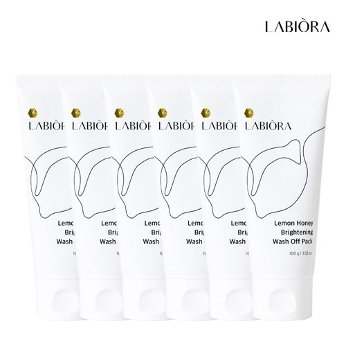라비오라 레몬 허니 브라이트닝 워시오프팩 100g x6개